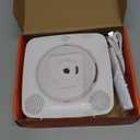 CD Player Portable Bluetooth Rechargeable: CD Players for Home with 1800mAh Kegaudio Desktop Wall CD Player with Speakers FM Radio USB Remote Control (White)