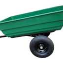 Tow Barrow Dumping Lawn and Garden Utility Trailer, 6.5 Cubic Foot