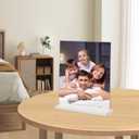 Acrylic Picture Frames 8x10 inches, 4 Pack Clear Plastic Picture Frames Holder Standing,8x10 Double Sided Picture Desktop Display for Photo Home Office -Vertical
