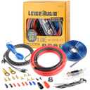 Gauge Amp Installation Wiring Kit - 1500W Car Amplifier Wiring Kit Helps You Make Connections and Brings Power to Your Radio, Subwoofers Speakers