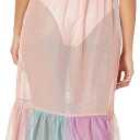 Shoshanna Women's Halter Slip Mesh Midi Dress (L)