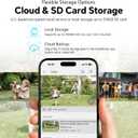 3MP 2K Window Camera, Indoor Camera for Home Security with Full-Color Night Vision, AI Human/Pet/Vehicle Detection, 24/7 Recording, 2-Way Audio, 5GHz & 2.4GHz WiFi Cloud/SD Storage, Easy Install (1 Pack)