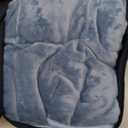 L'AGRATY Weighted Lap Pad 7lb: Small Weighted Blanket for Adults - Cooling Portable Travel Blanket for Relaxation Sleeping - Washable All-Season (29" x 24")