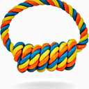 2 x Twisted Rope tuggable chew Toy for Dogs