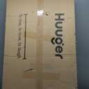 Huuger 78.7 Inch Office Computer Desk with Storage, Writing Work Desk for Home Office, Study, Gaming, Long Simple Desk, Large Legroom, Metal Frame, Rustic Brown and Black