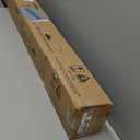 Blissun 7.5 ft Solar Umbrella, 18 LED Lighted Patio Umbrella, Table Market Umbrella (Orange)