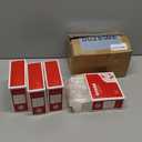 MUDOR 40 Pack Coin Storage Tube for Cent, Plastic Coin Holders Tube with Screw-On Caps, Coin Collection Supplies, Long-Term Coin Storage (Cent)