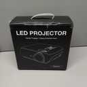 HAPPRUN Native 1080P Bluetooth Mini Projector, Full HD Portable Outdoor Movie Projector with Built-in Speaker, Compatible with Smartphone, HDMI, USB, AV, Fire Stick, PS5 for Home, Bedroom, Outdoor Use