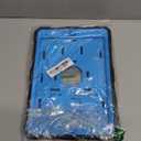 Case for iPad 9th/8th/7th Generation 2021/2020/2019(10.2 inch), Heavy Duty Shockproof Rugged Protective 10.2" Cover with Built-in Stand for iPad 9 8 7 Gen(Black+Blue)