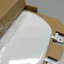 Bemis 400TTA Economy Durable Wood Toilet Seat, Made in USA, Round, White
