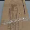 Wireless Keyboard and Mouse Combo, Full-Sized 2.4GHz Wireless Keyboard with Comfortable Palm Rest and Optical Mouse for Windows, Mac OS PC/Desktops/Computer/Laptops (Full Pink)