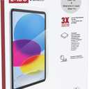 ZAGG InvisibleShield Glass Screen Protector for iPad A16 2025 11th/10th Generation 2022 10.9 Inch - 3X Stronger Tempered Glass, Impact & Scratch Protection, Anti-Fingerprint, Easy Install, Clear