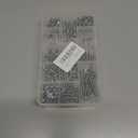 2 x 180pcs M4 x 6/8/10/12/16/18/20/25/30/35/40mm Flat Head Socket Cap Screws Bolts Button Head Socket Cap Screws Nuts Assortment Kit,Stainless Steel (304)