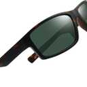 Joopin Sports Sunglasses Polarized UV Protection Square Shades for Men Sun Glasses for Fishing Driving Running (Leopard Frame G15 Lens)