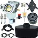 15004-0984 Carburetor Replaces For Kawasaki 15004-0826 15004-0828 15004-0986 Fits for FR651V FR730V FS651V FS730V 4-Stroke V-Twin Cylinder Models with Oil Air Filter Fuel Pump