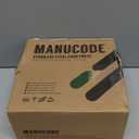 Manucode Stainless Steel Burger Smasher 3.25 LB  8 Inch Steak Weight for Smash Burgers, Bacon, Sandwiches | Dishwasher Safe, Preheatable Protein Press with Silicone Handle | Commercial BBQ Tool