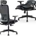 Tervo Model Y | Folding Office Chair for Small Spaces | Gaming Chair for Adults & Kids | Ergonomic Mesh Computer Chair | Foldable Desk Chair Home Work |, Oversized