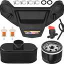 11011-0920 Air Filter Case & FR691V Lawn Mower Tune Up Kit Compatible with Kaw-asaki FS481V FS541V FS600V FR651V FR730V FS481V Mower Engines, Replace 49065-7007 Oil Filter 11013-7047 Air Filter