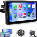 Leadfan Radio for Toyota Sienna 2004-2010 Stereo Wireless Carplay Android Auto, 9 IPS Touch Screen Car Radio Support GPS Navigation Bluetooth WiFi Rear Camera FM Mirrorlink Split Screen(Fit J.B.L)