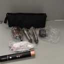 Hair Styler Hair Dryer Brush - 110,000 RPM High-Speed Hot Air Styler,Multi Stylers with Auto-Wrap Curler, Professional Blow Dryer Brush for Fast Curling Volumizing Straightening Styling(Black-Golden)