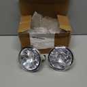 Fog Lights Compatible with 07-13 Chevy Avalanche 07-14 Suburban Tahoe GMC Yukon/XL Ford Mustang 08-09 Pontiac G8, Front Driving Fog Lamps Assembly Replacement, 1 Pair (Halogen Bulbs)