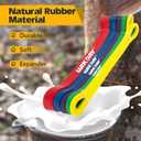 Resistance Bands for Working Out, Exercise Bands, Workout Bands, Pull Up Assistance Bands for Body Stretching Training Physical Therapy Muscle Training for Men & Women (8-100 lbs, 01 Multicolour)