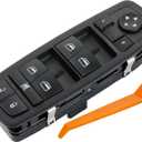 8+13 Metal PINS Power Window Switch Fits for Dodge Dart 2013-2016.Driver Side Control Door vidrios Master Switch.Replaces 68271203AB 68271203AA 56046568AC.White Backlight