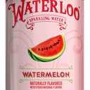 Waterloo Sparkling Water, Watermelon Naturally Flavored, 12 Fl Oz Cans (Pack of 12) Zero Calories and Zero Sugar or Sweeteners (EXP 10/15/26)