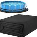 Keten 18-Foot Pool Liner Pad, Round Pool Liners for Above Ground Pools, Pool Mat Made of Durable Geotextile Material Effectively Prevents Puncture, Extend Liner Life