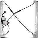 YHTAUTO Front Driver Side Power Window Regulator with 2-Pin Motor Assembly Compatible with Chevy Silverado 1500 2500 3500, Tahoe & GMC Sierra, Yukon & Cadillac Escalade, 1999-2006