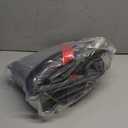 RAINSMORE Padded Car Seat Travel Bag for Airplane Heavy Duty Car Seat Backpack for Air Travel Baby Carseat Cover Bags for Airport Large Car Seats Carrier Fits Car Seats & Booster Seats,Gray (Grey&Black)