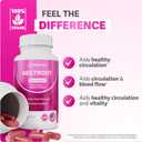 Rosabella Organic Beet Root Capsules - 1300mg Beet Root Powder Aids Healthy Circulation & Vitality, Non-GMO, Beet Root Supplement - 120 Capsules, 60-Day Supply