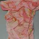 Floerns Women's Floral Print Off Shoulder Short Sleeve Ruched Bodycon Long Dress S