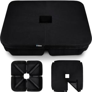 Rhino BaseMate EVA Material - Patio Umbrella Base Weights up to 200 Lb. | for Cantilever Umbrella, Regular Umbrella, or Any Offset Umbrella Base | 4-Part, 900D Heavy-Duty, All-Weather (Square)