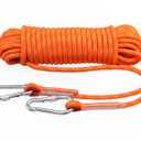 10mm Indoor Outdoor Rescue Rope, Safety Rope For Escape Rope, Ice Climbing Equipment, Fire Safety Rescue Rope For Rappelling,Caving, Indoor Outdoor Camping ( Color : Orange , Size : 10mm x 170m )