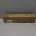 TONIAL Curtain Rod 32 to 58 Inch(2.6-4.8ft), Telescoping Splicing 3/4 Drapery Rods for Windows 20 to 53 Inch(1.7-4.4ft), Decorative Single Rod with Small Cap Finial, Black