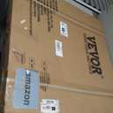 VEVOR X-Marks Fire Pit Grill Grate, Round Cooking Grate, Heavy Duty Steel Campfire BBQ Grill Grid with Handle and Support X Wire, Portable Camping Cookware for Outside Party & Gathering, 30 Inch Black