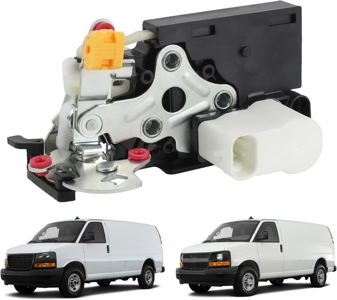 Rear Right Passenger Side Power Door Latch Lock Actuator Compatible With 2003-2019 Chevy Express 1500 2500 3500 4500 GMC Savana 1500 2500 3500 4500 Door Lock Motor Replaces 937-511 22834666