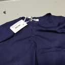GRACE KARIN Short Sleeve Cardigan Summer Button up Sweaters for Women Lightweight Crew Neck Casual Outfits (Blue, M)