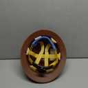 Bullard 3-Rib C33 Full Brim Safety Hard Hat with 6-Point Ratchet Suspension and Cotton Brow Pad (One Size)