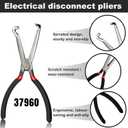 Electrical Disconnect Pliers 37960, 37980, Electrical Connector Separator 13120, 8in Automotive Tools Electrical Connector Pliers, Automotive Tools for Push Tab Style Plugs (3-Piece Set)