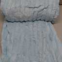 Bedsure GentleSoft Blue Fleece Blanket for Couch - Cozy Soft Blankets for Women, Cute Small Throws for Girls, Light Blue, 60x80 Inches