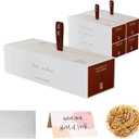 Gift Box 12.6x4.33x4.38 in Gift Boxes with Magnetic Lids for Valentine's Day Gifts Box Contains Card, Ribbon, Shredded Paper Filler Birthday Gift Packging,Large Bridesmaid Groomsman Proposal Box ,White,1 Count (Pack of 5)