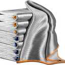 Airlab Streak Free Miracle Cleaning Cloth Easy Clean Pack of 8-12" x 16" Microfiber Dish Cloths Glass Polishing Lint Free for Kitchen Mirrors Wine Car