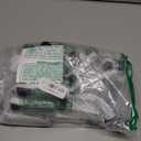 NovaHF 24 Pack 2 Oz Clear Plastic Juice Bottles with Lids, Labels & Funnel - Ideal for On-the-Go Drinks Sports & Outdoor Activities