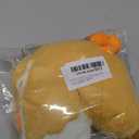PEACH CAT Banana Duck Plush Toy Cute Plushie Hugging Plush Pillow Duck Stuffed Animal for Girls and Boys White 12"