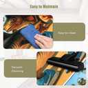 Italian Brainrot Kitchen Floor Set of 2 - Non-Slip Low Profile Floor Mats, Washable Rubber Carpet for Kitchen & Living Room (16x47in + 16x24in), Bedroom & Entryway Decor