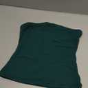 SUUKSESS Women Sexy Tube Top Summer Y2K Going Out Double Lined Basic Tank Top (Medium, Dark Green)