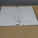 4 Tier Stackable Storage Bins with Lids, 28Qt Plastic Storage Containers with Magnetic Doors & Wheels, Convenient Storage Bins Closet Organizers, Rigid Household Organization for Home (White)