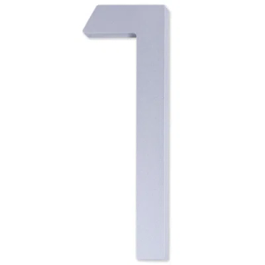 2 Inch Stainless Steel House Numbers - Ultra Rustproof, Heavy-Duty, Weather-Resistant, Recyclable & Easy to Install (Silver 1)